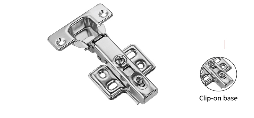 Stainless Steel Concealed Hinge,soft closing,clip-on type